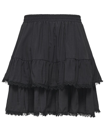 Only - ONLLuna Layer Short Nederdel - Black